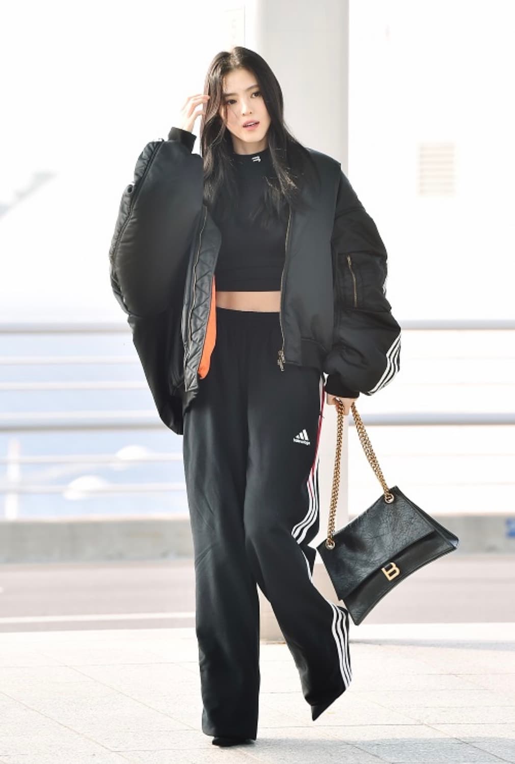 [S]발렌시아가×아디다스 배기 스웻팬츠 상품이미지1