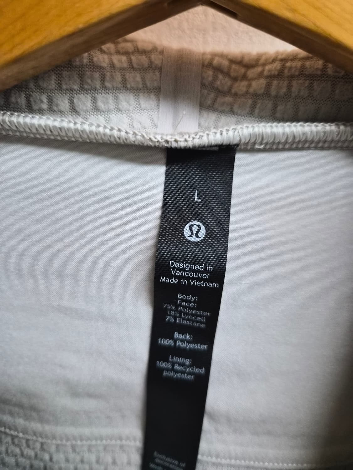 L) 룰루레몬 그리드라이너 플리스 후드 팝니다 상품이미지4