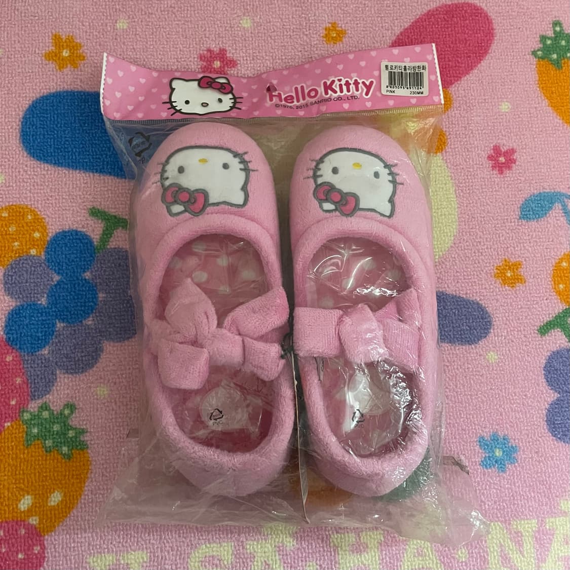 [새상품] 15년도 고전 키티 실내화 230mm 상품이미지1