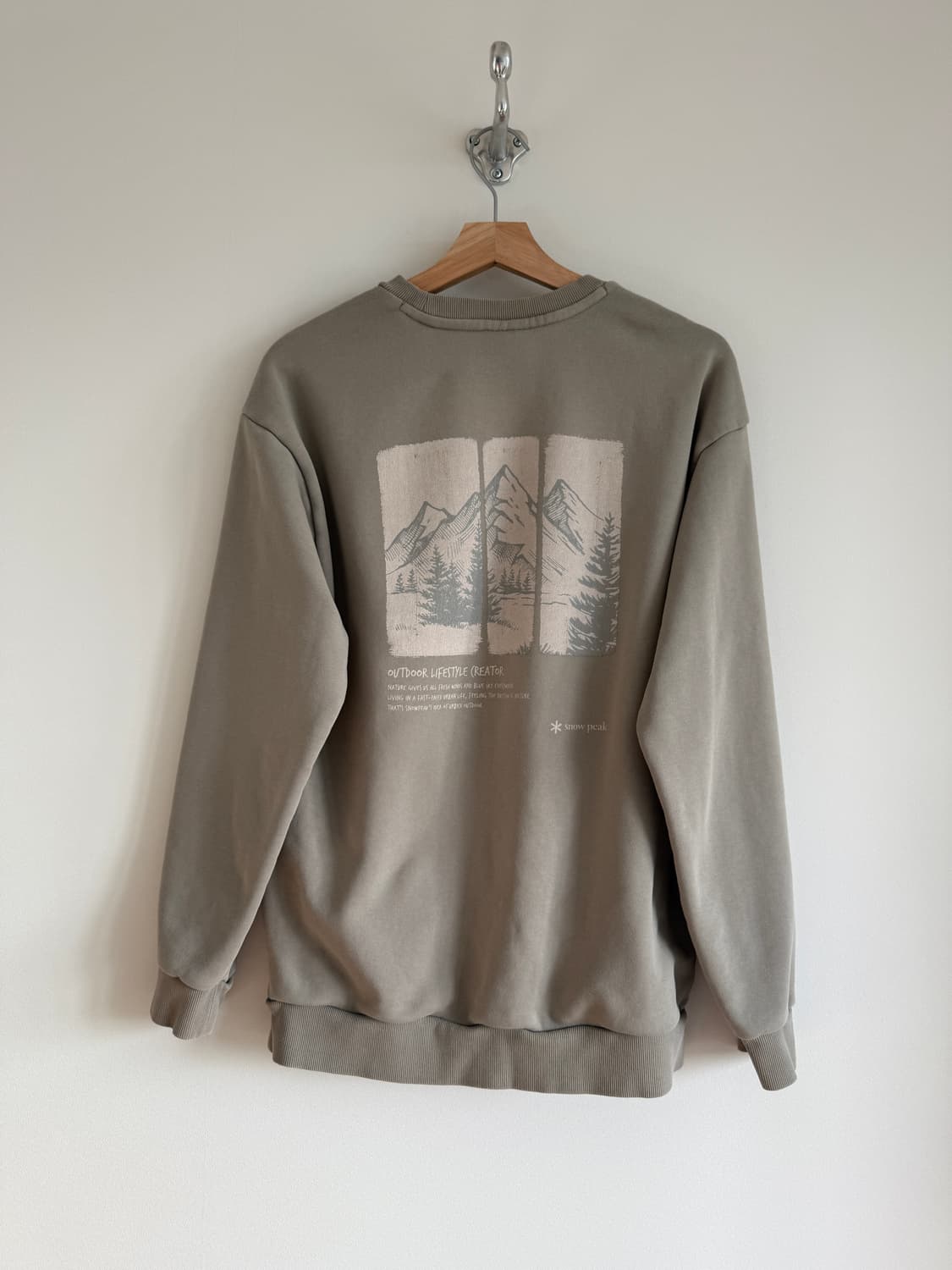 스노우피크(snow peak) 맨투맨 상품이미지4