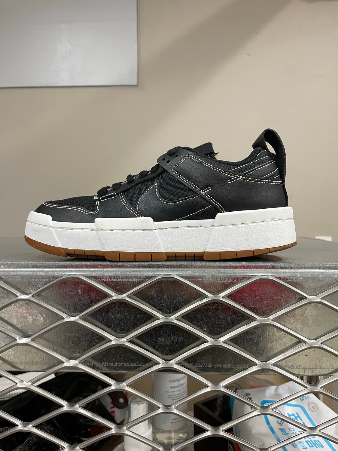 나이키 덩크 로우 디스럽트 블랙 검 240 상품이미지1