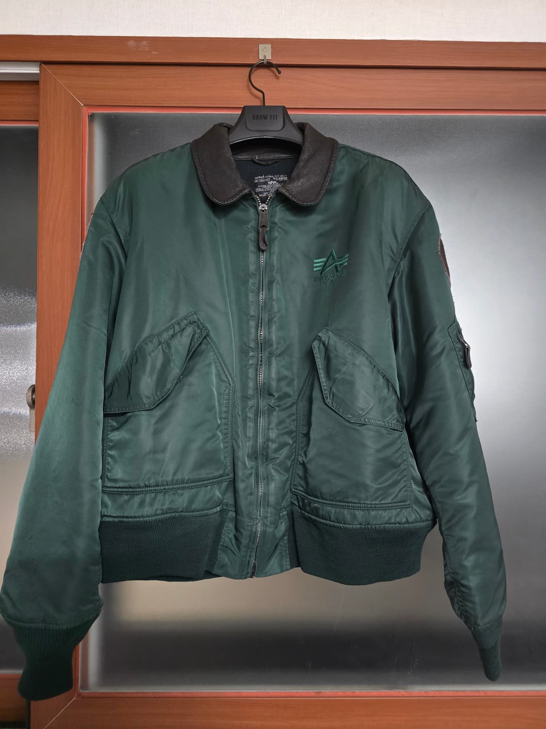 알파사 cwu45p (가죽카라) 자켓 상품이미지1