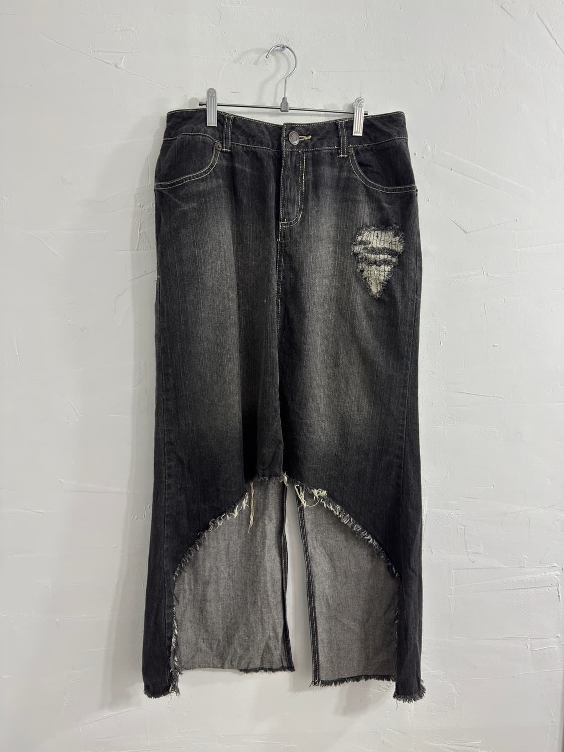 denim design skirt 상품이미지1