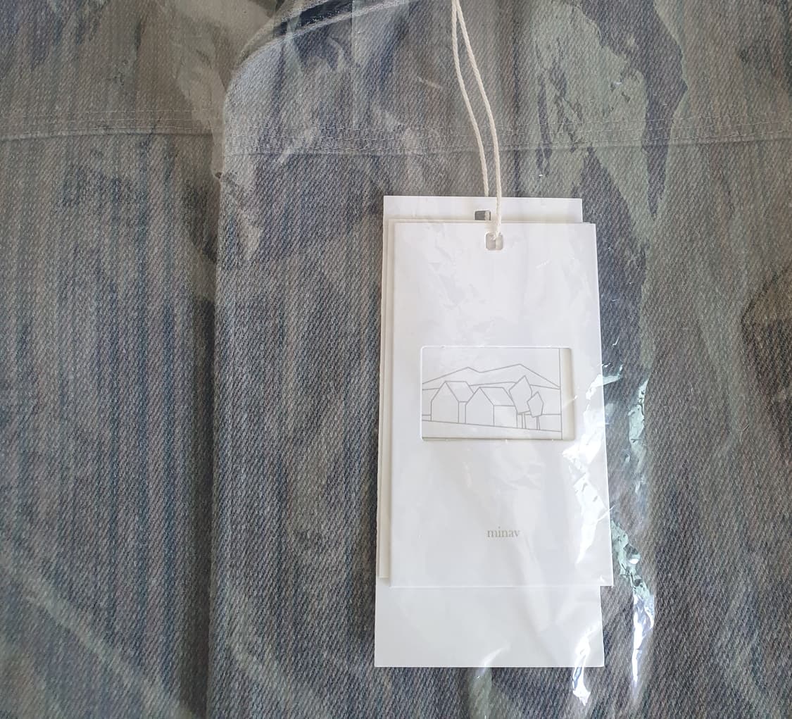 [ 미개봉 ] 미나브 버티컬 스트리킹 크롭 자켓 XL 상품이미지3