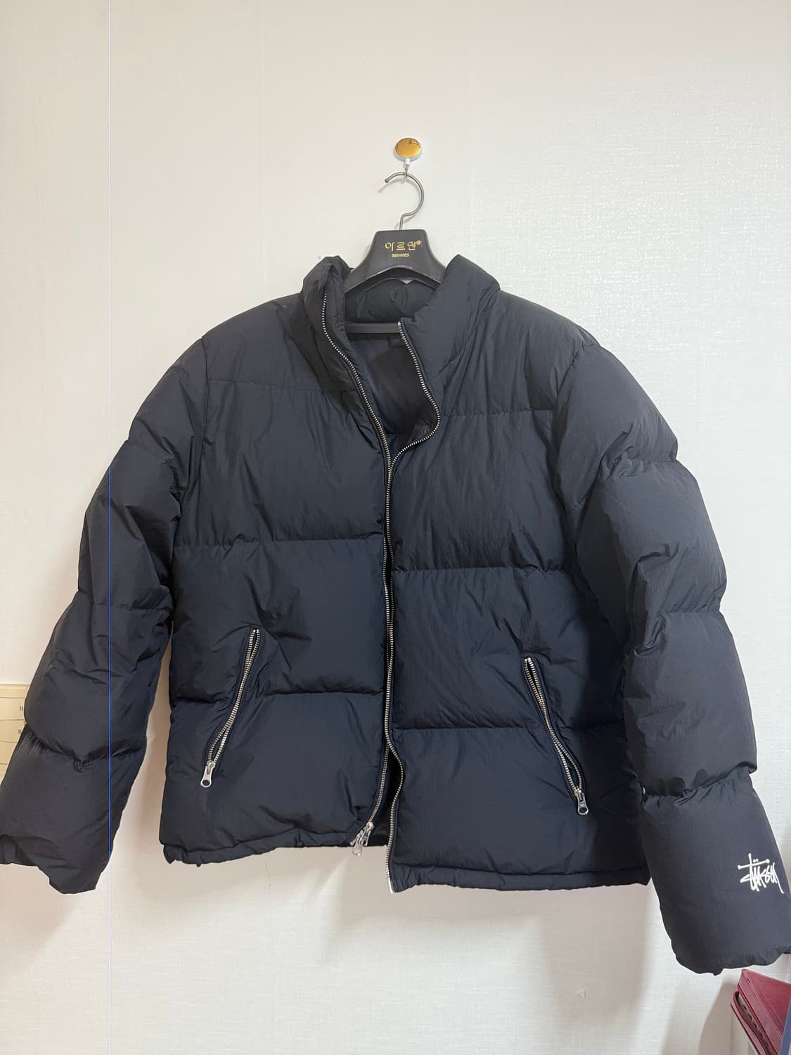 스투시 다운 퍼퍼 나일론 블랙 상품이미지1