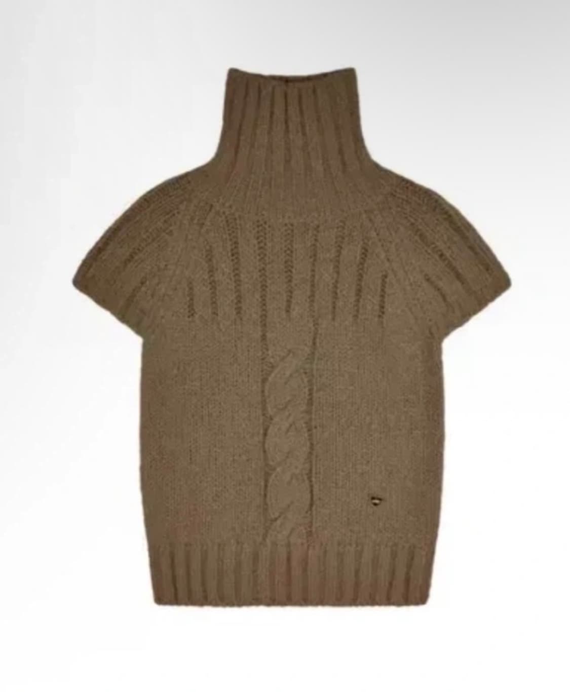 어랜 twist turtleneck knitwear brown 상품이미지2