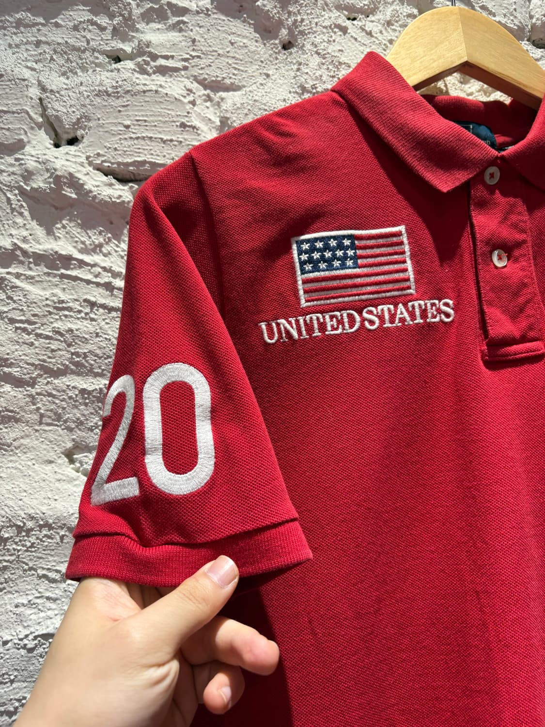 폴로 빅포니 벤쿠버 올림픽 USA 팀 카라반팔티셔츠 상품이미지3