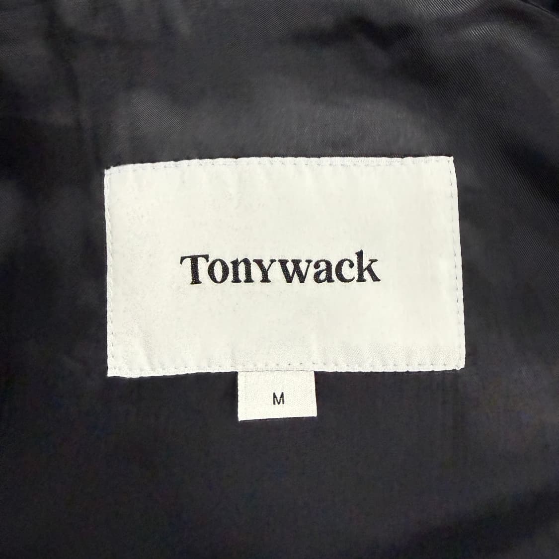 (M)토니웩 Tonywack 울 블루종 자켓(차콜,2Way지퍼) 상품이미지2