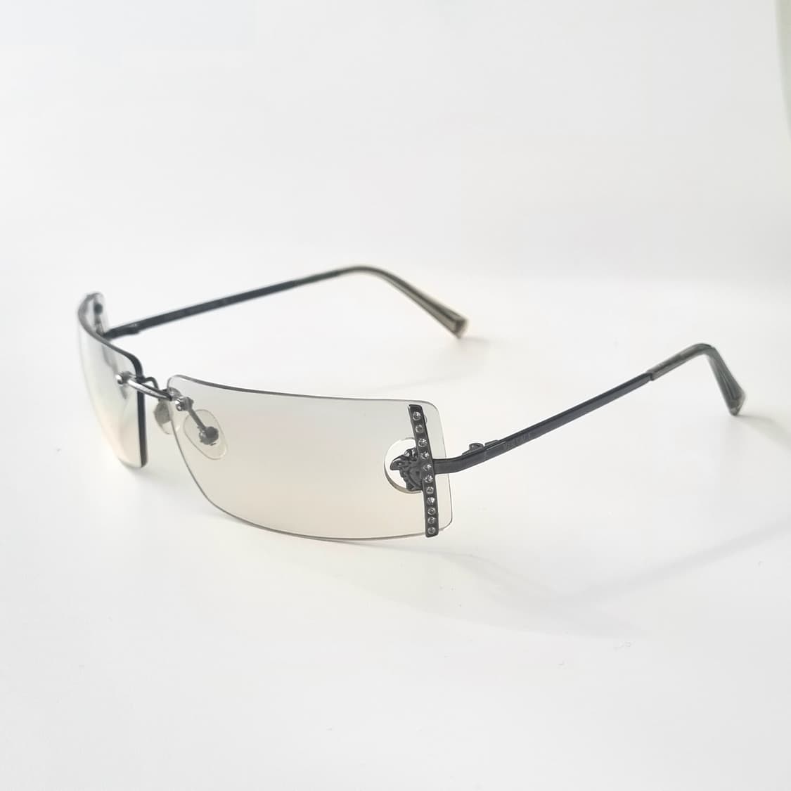 데드스탁 베르사체 빈티지 메두사 큐빅 무테 선글라스 상품이미지3