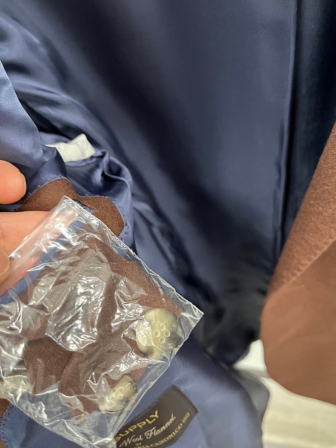 100) 수트서플라이 버건디 울자켓  상품이미지8