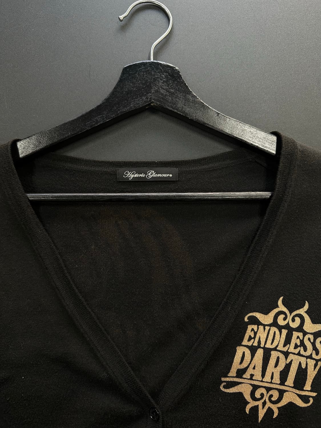 히스테릭글래머 Endless Party 히스걸 빅로고 버튼 가디건 상품이미지8