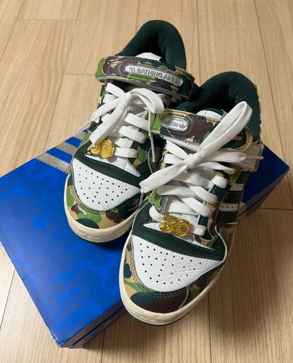 아디다스 포럼 84 베이프 로우 그린 카모 230 상품이미지4