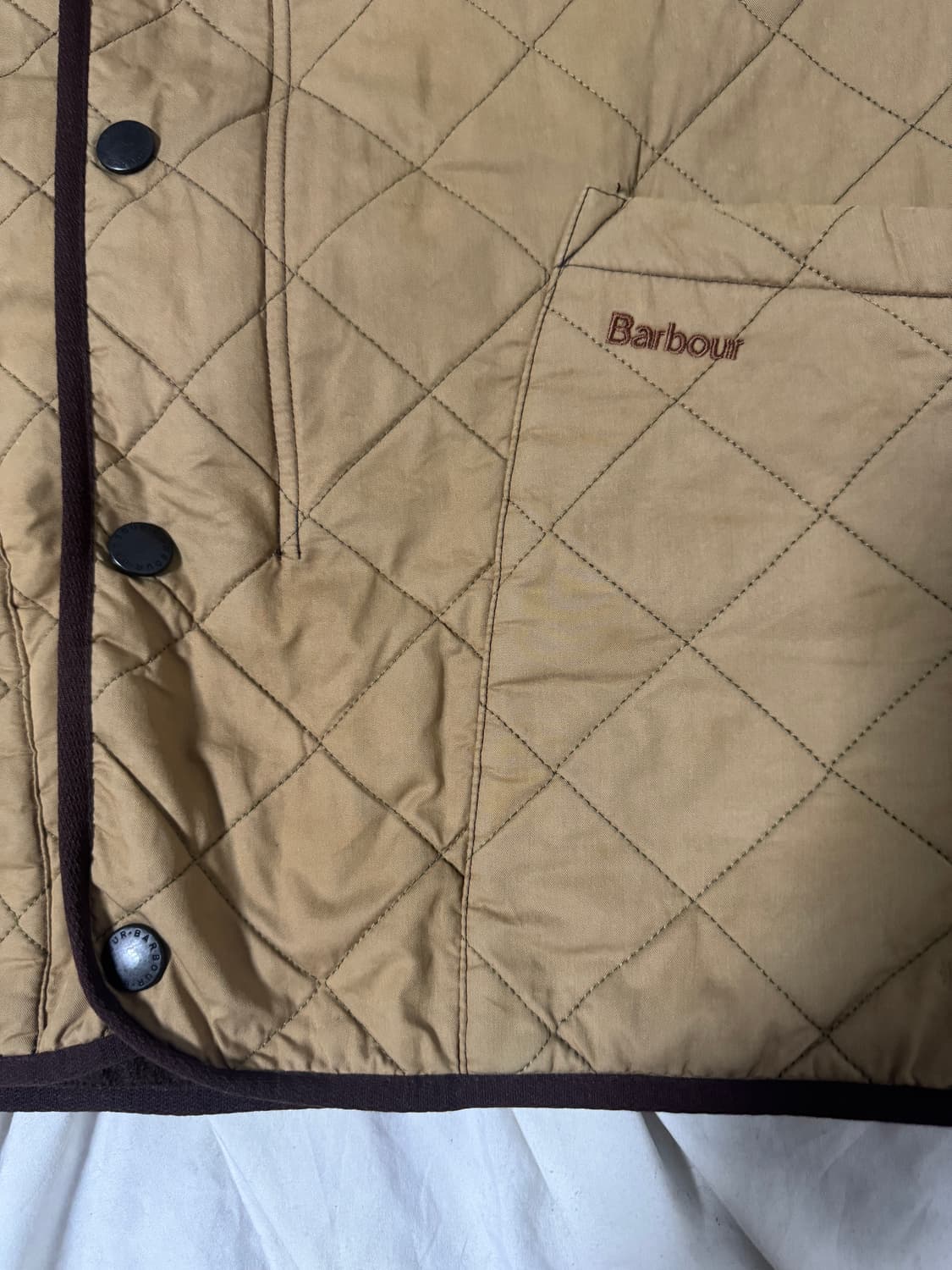 바버 duracotton 퀼팅 플리스 자켓 상품이미지3