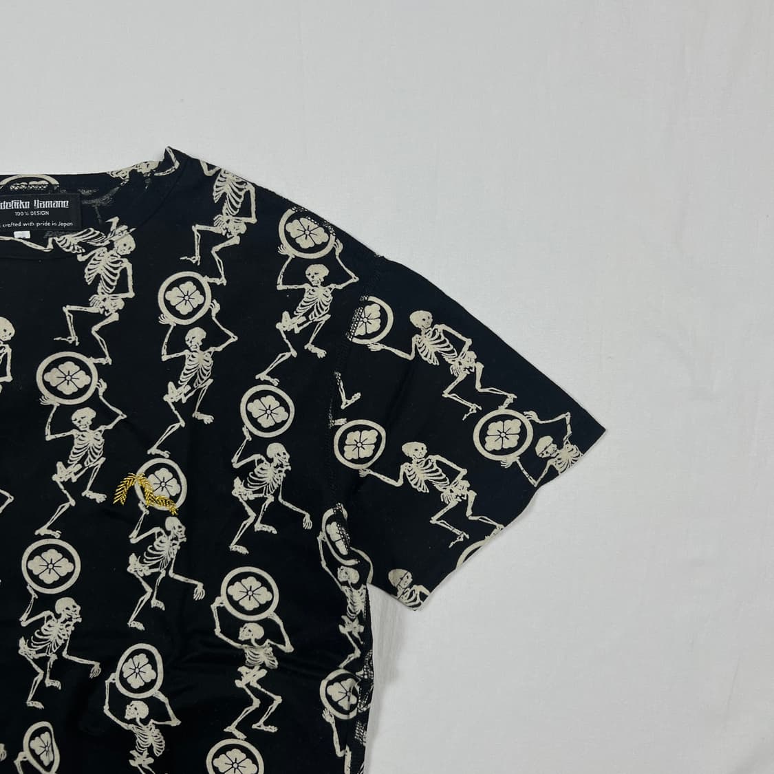 에비수 hidehiko yamane 해골 스컬 프린트 반팔티 상품이미지3
