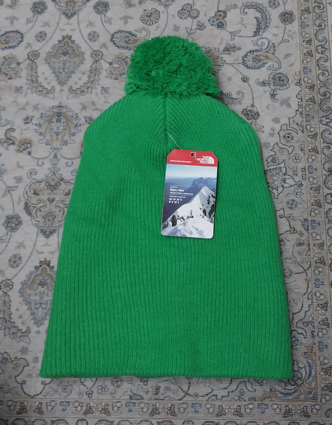 (새상품) 노스페이스 평창 올림픽 2018 털모자 그린 상품이미지4