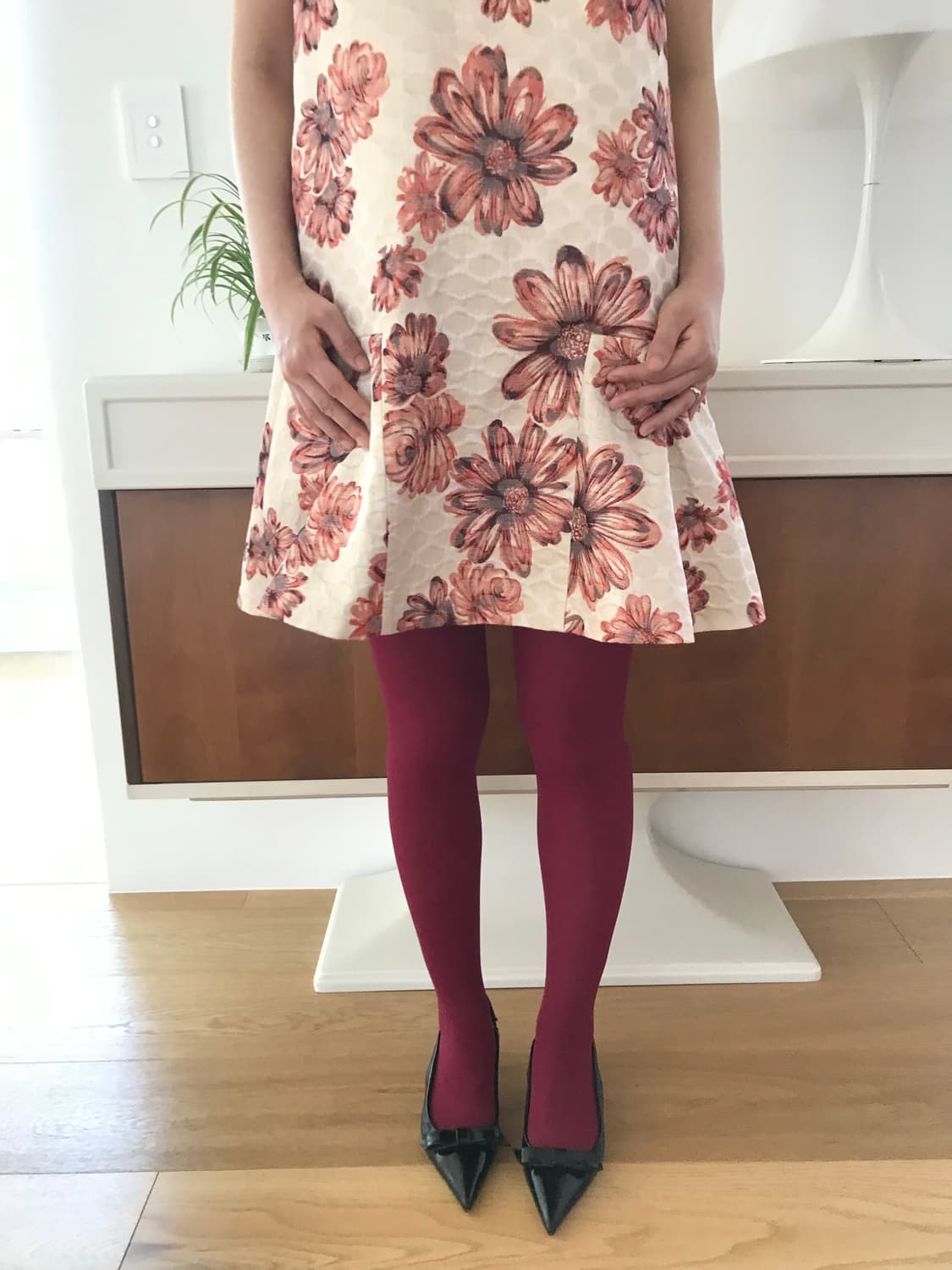 vintage flower pattern one-piece 상품이미지8