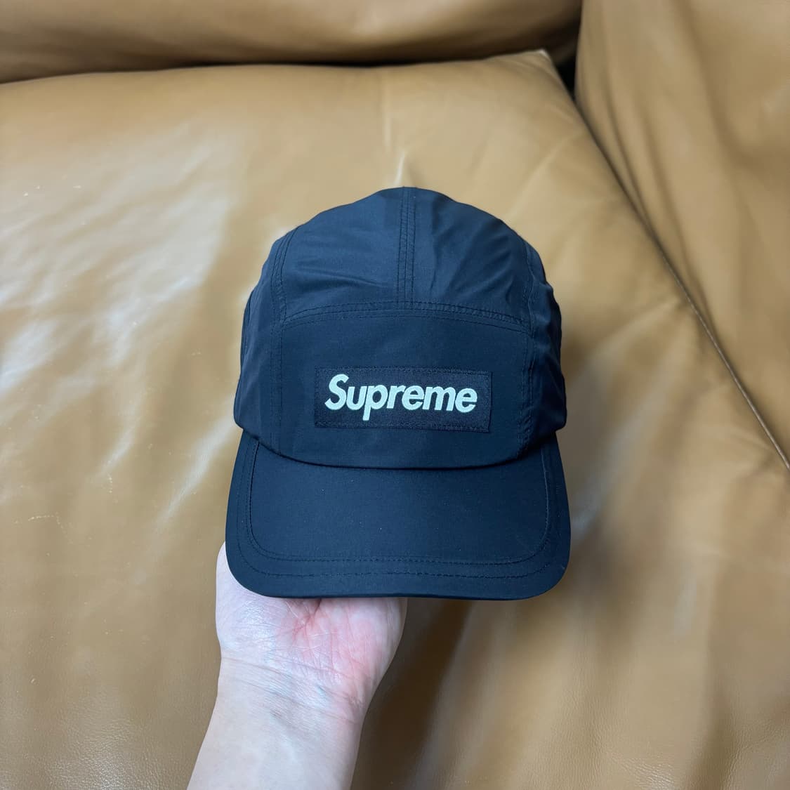 슈프림 캠프캡 모자 박스로고 22FW 고어텍스 블랙 상품이미지3