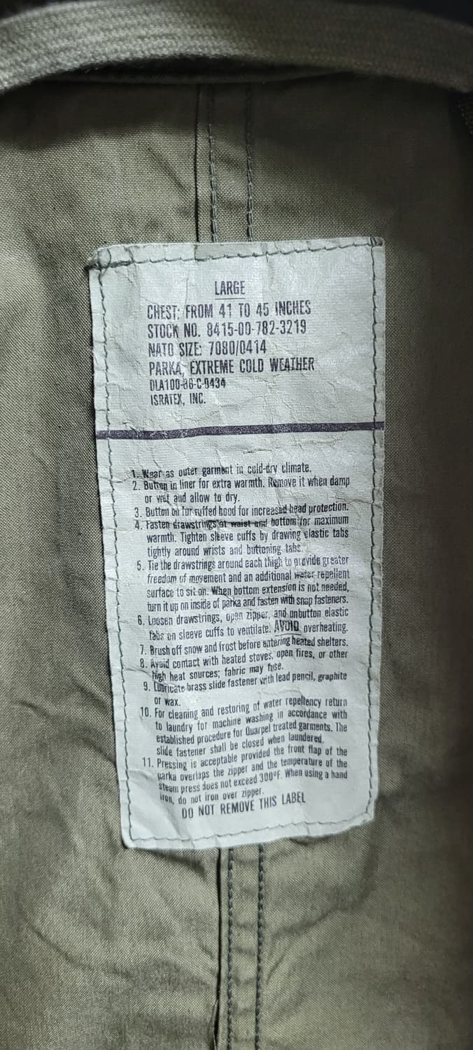 피쉬테일 오리지널 m65 개파카 L사이즈 상품이미지3