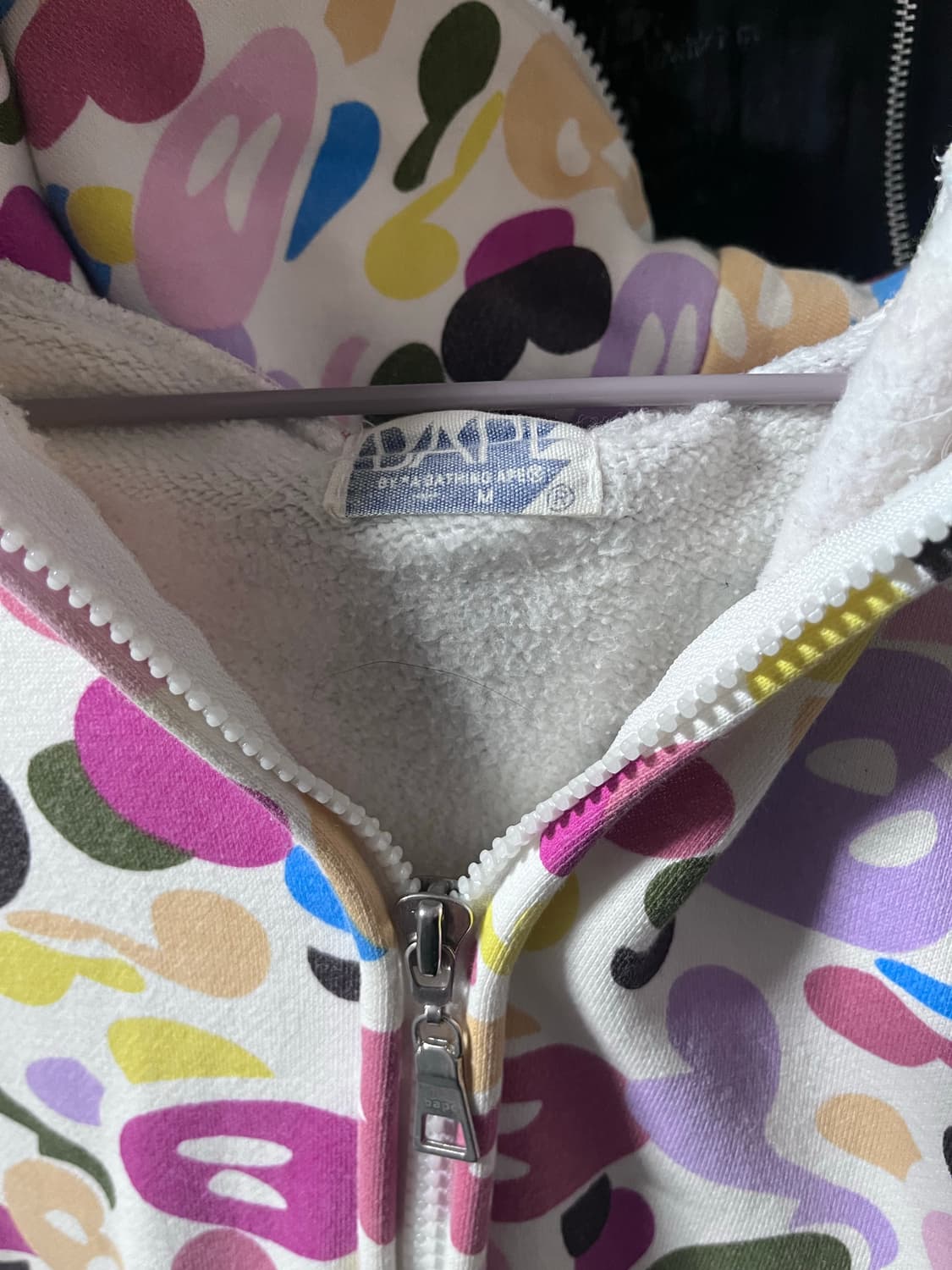 베이프 초레어 컬러 투웨이 후드집업 M 상품이미지5