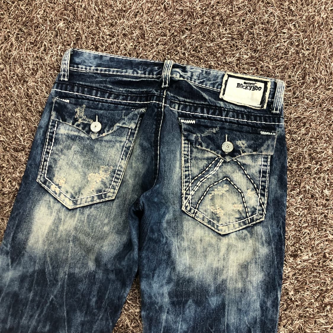 버커루 워싱 디스 데님 팬츠 상품이미지4