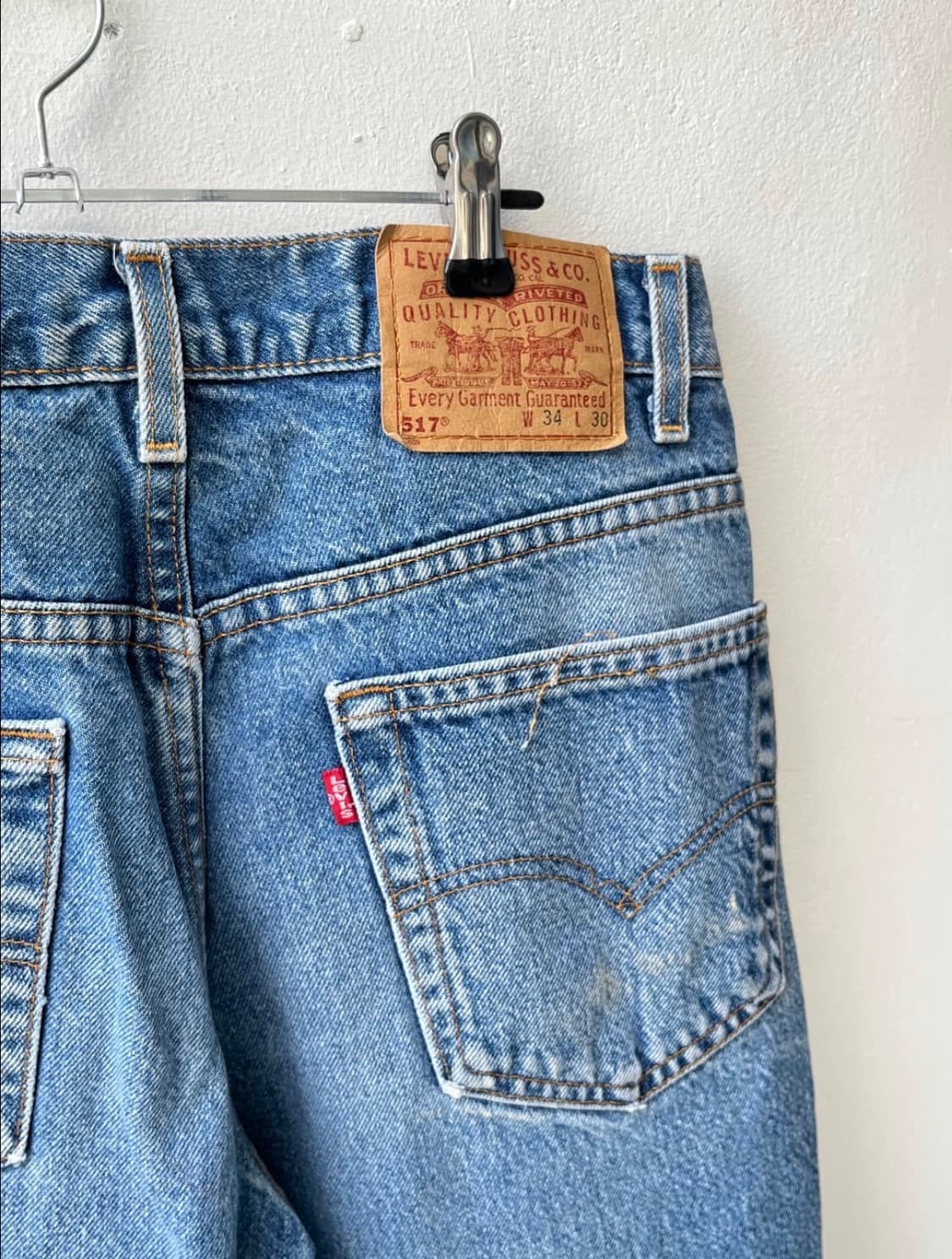 90s Levis 517 Denim Pants Red Tab 상품이미지3