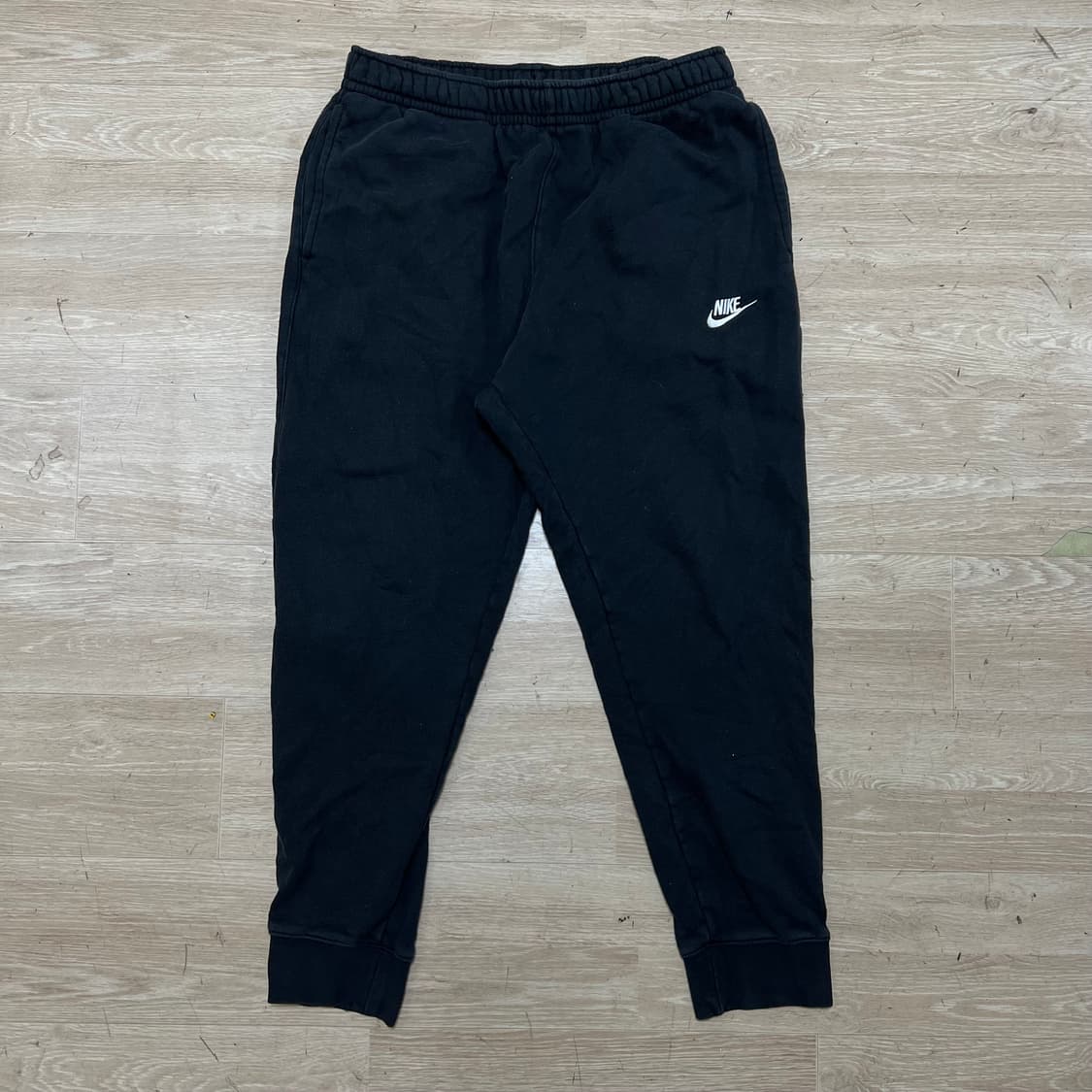 나이키 스우시 로고 기모 트레이닝 스웻 조거팬츠 [블랙] XL 상품이미지1