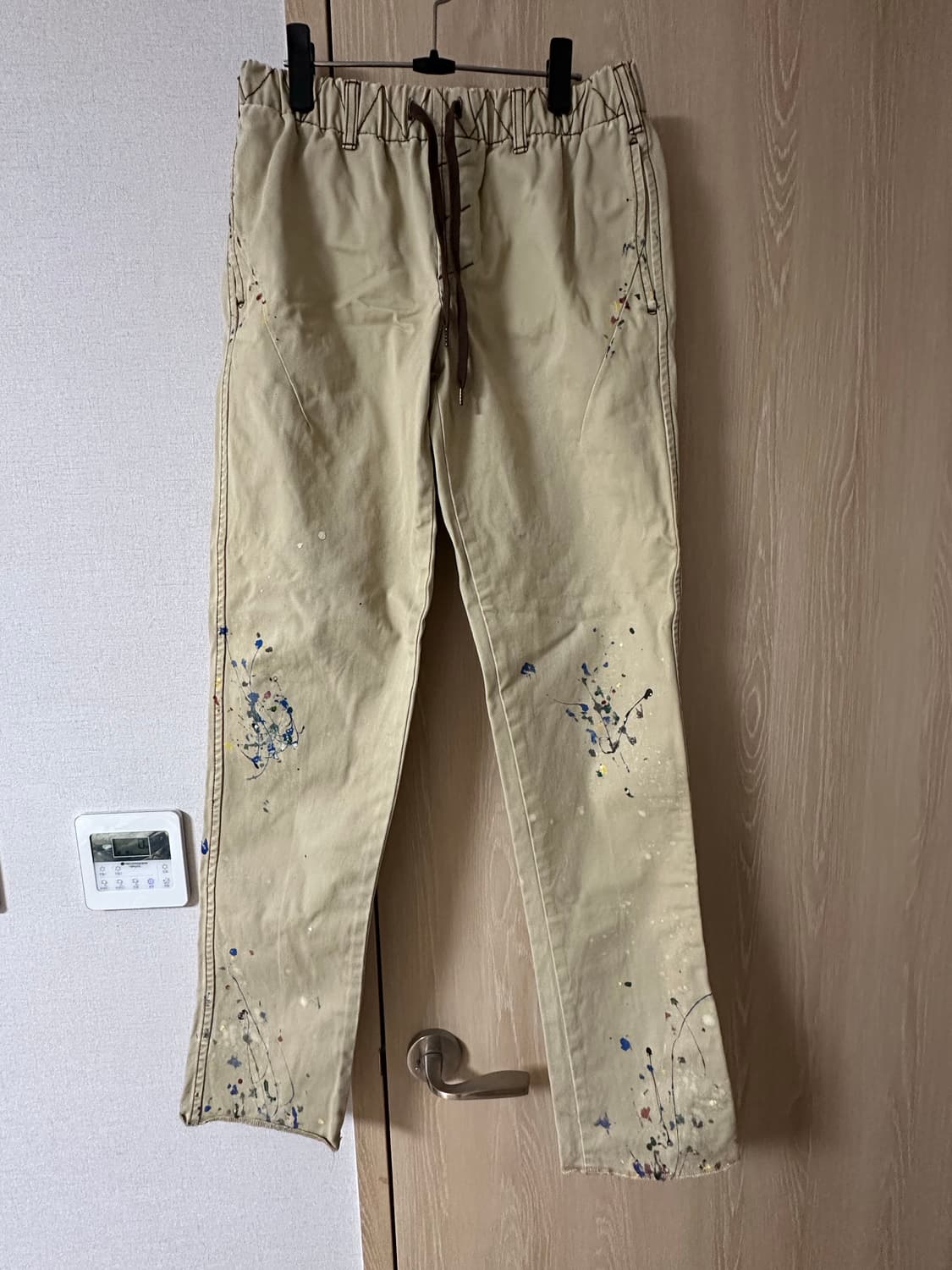 [4] 넘버나인 08AW 페인트 치노 팬츠 상품이미지1