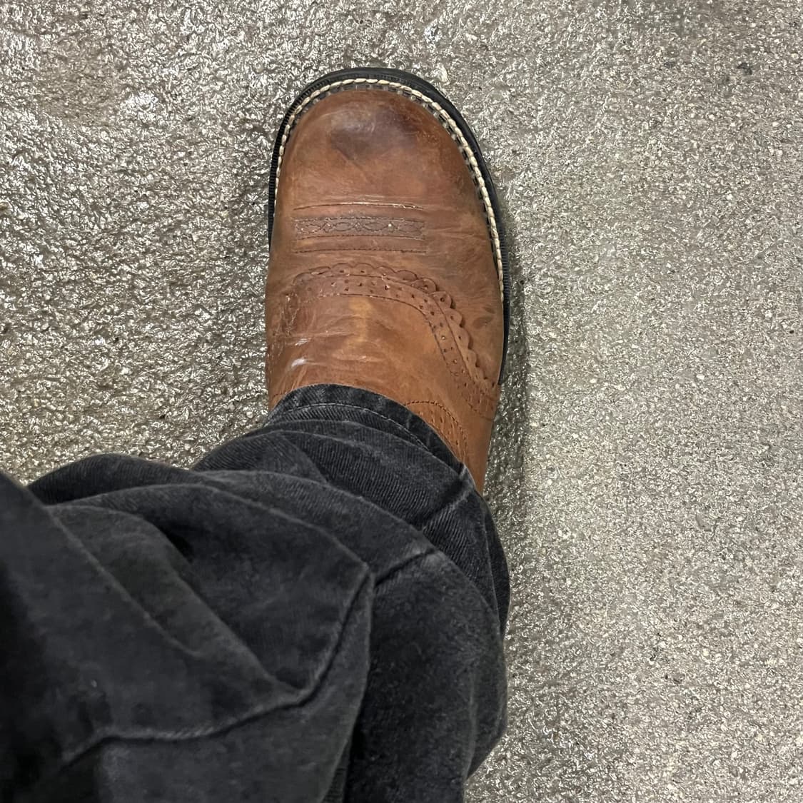 빈티지 새들 웨스턴 부츠 (265) 상품이미지9