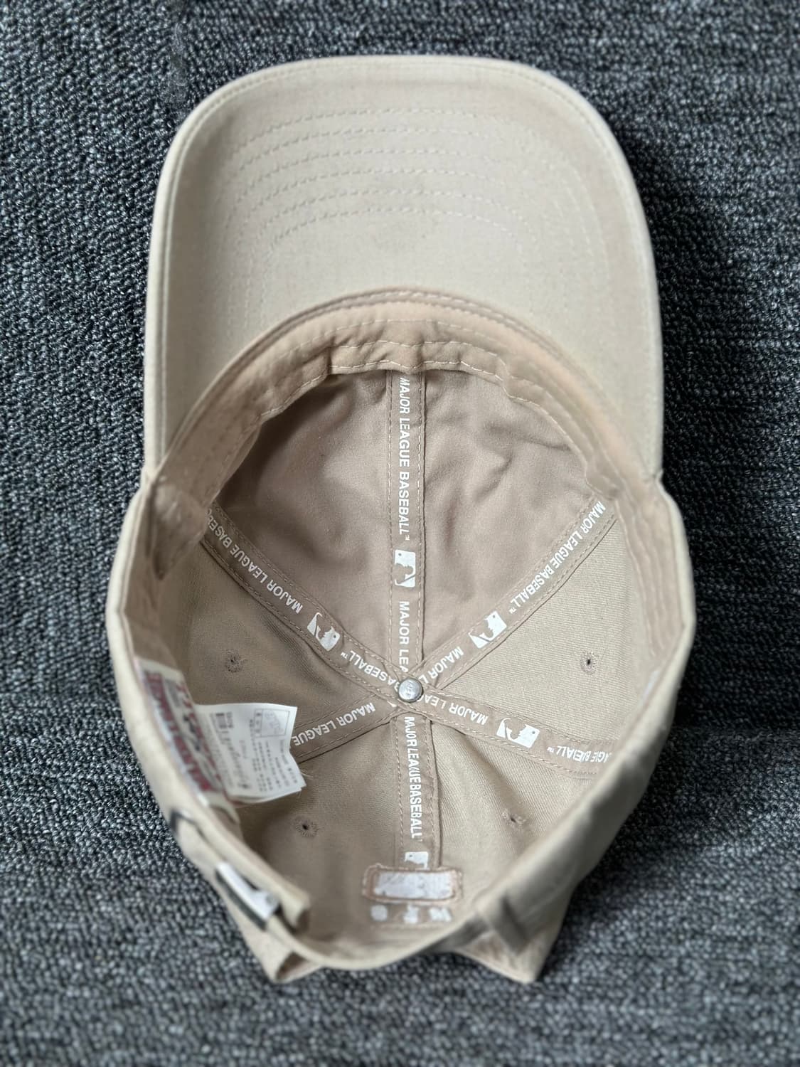 MLB 뉴욕 양키스 베이지 볼캡 상품이미지3