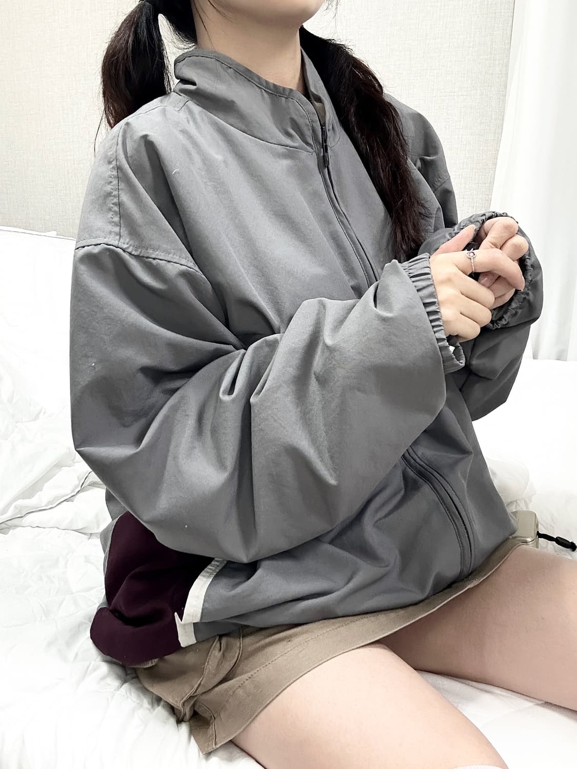 나이키 스우시 올드스쿨 배색 바람막이 상품이미지4