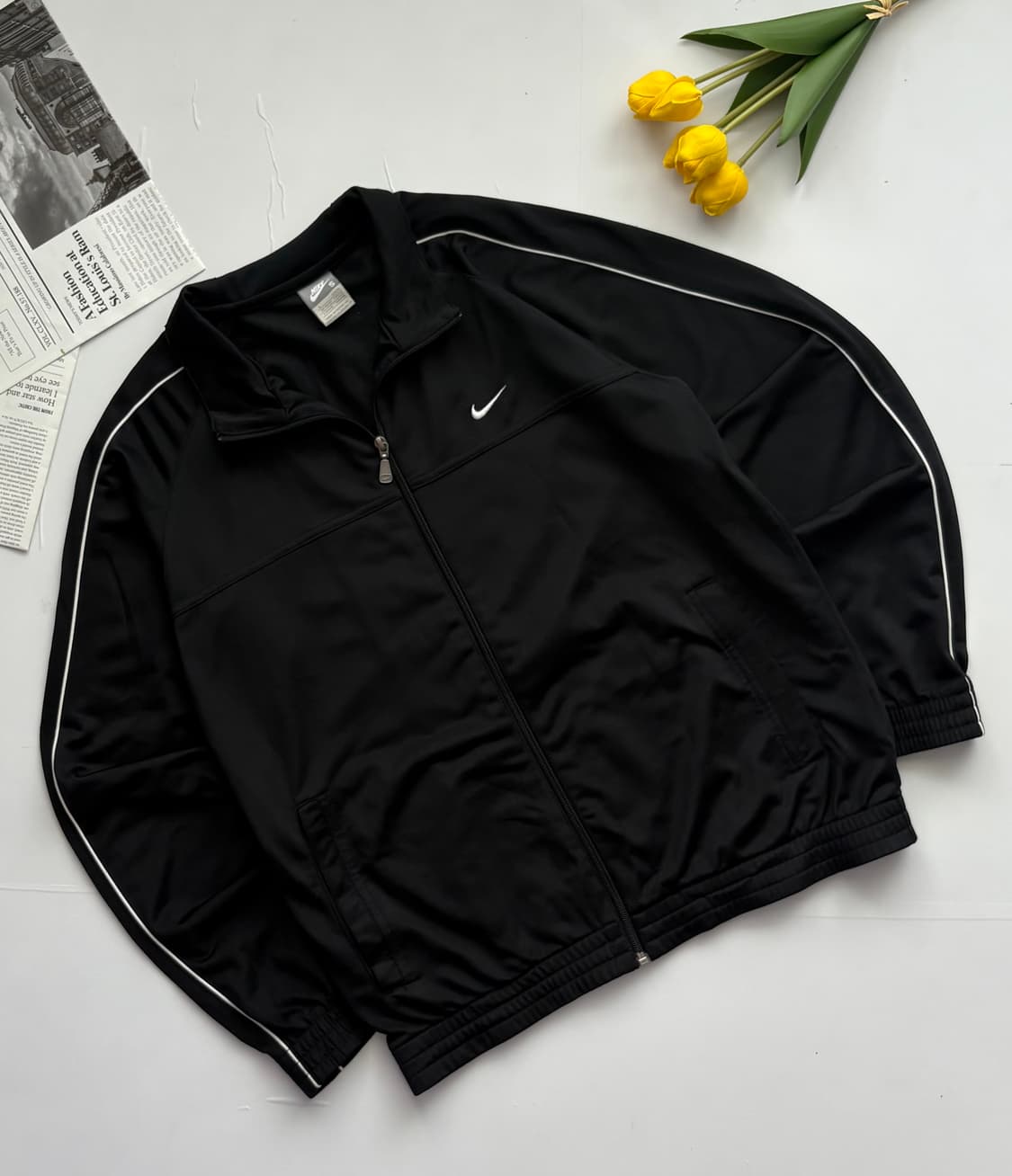 Nike 나이키 블랙 오버핏 사이드라인 져지  상품이미지1