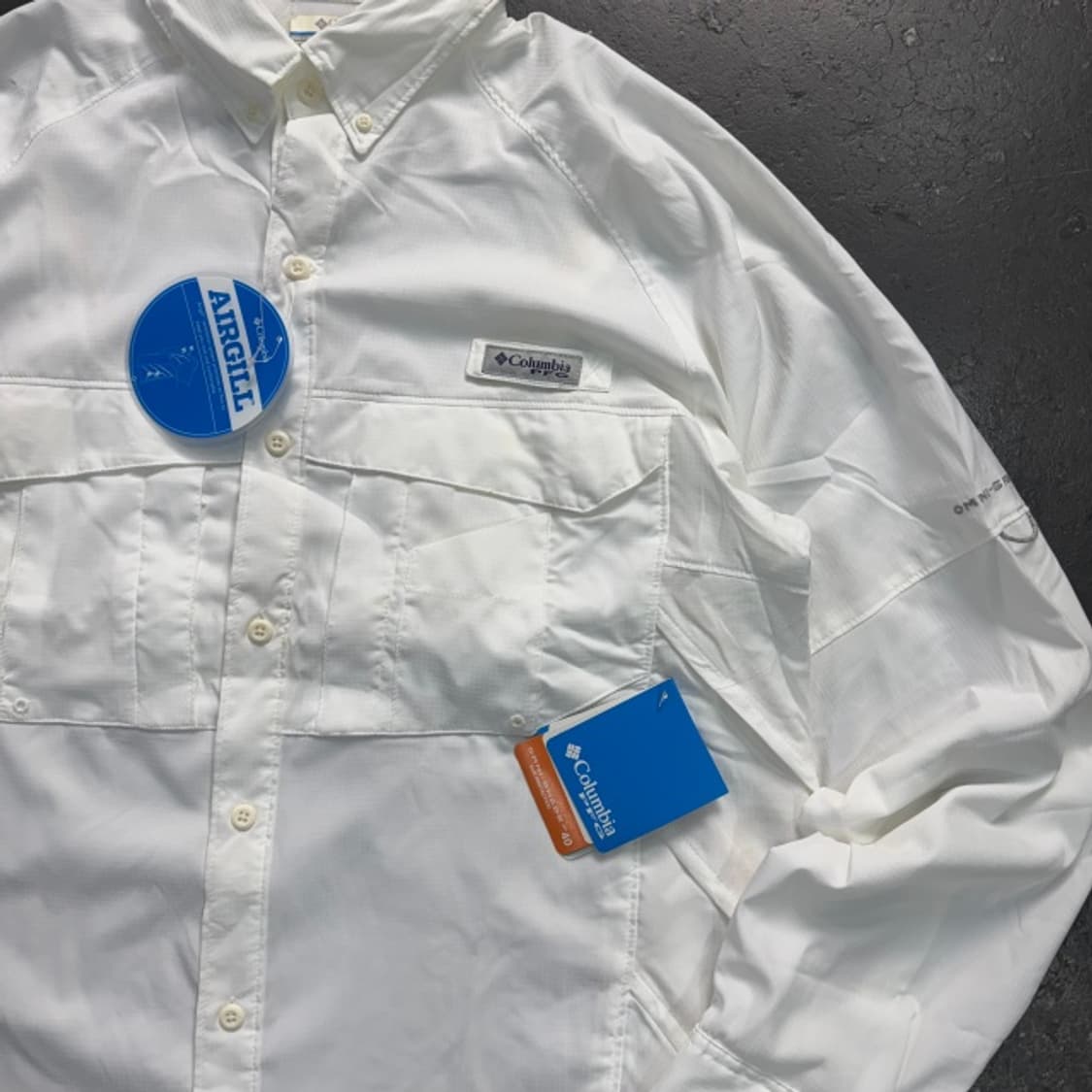 100 컬럼비아 나일론 피싱 셔츠 새상품급 상품이미지2