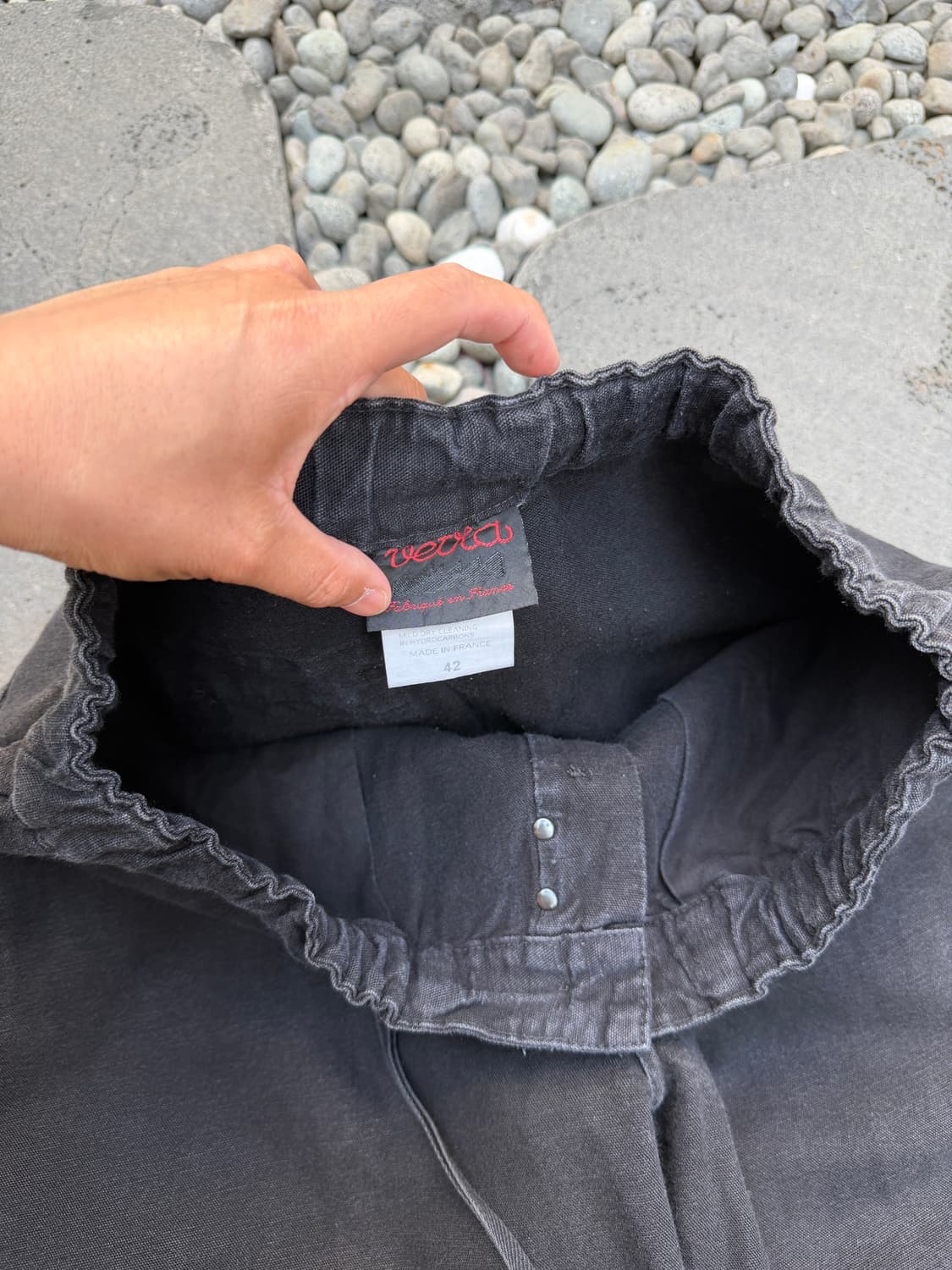 1990s VETRA FADED BLACK 베트라 블랙 프렌치 워크팬츠 상품이미지5