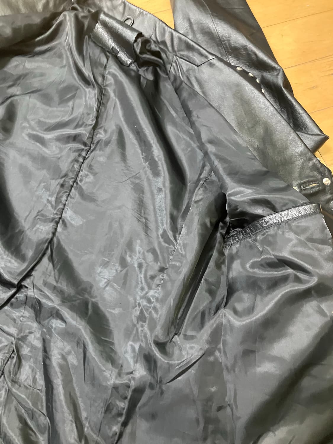 Japanese 90s 카우스킨 스터드 라인 블레이저 자켓 100 상품이미지5