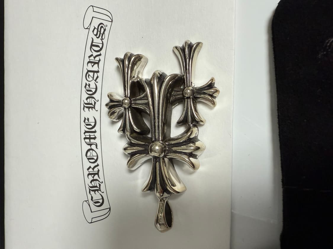 새상품 Chromehearts 크롬하츠 트리플 크로스 펜던트 상품이미지2