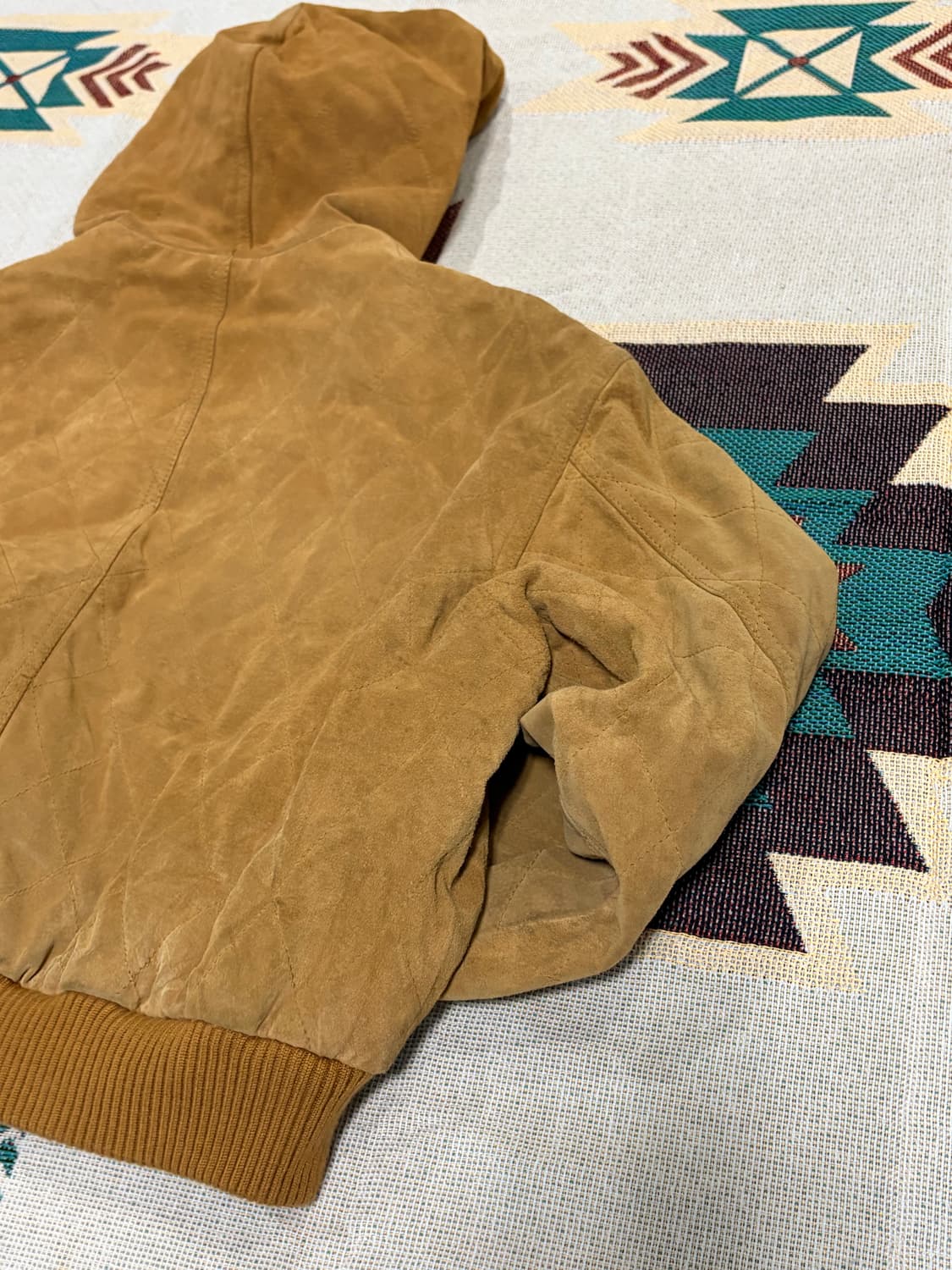 Jun&Co suede crop hoodie / 스웨이드 후드집업 자켓 상품이미지7