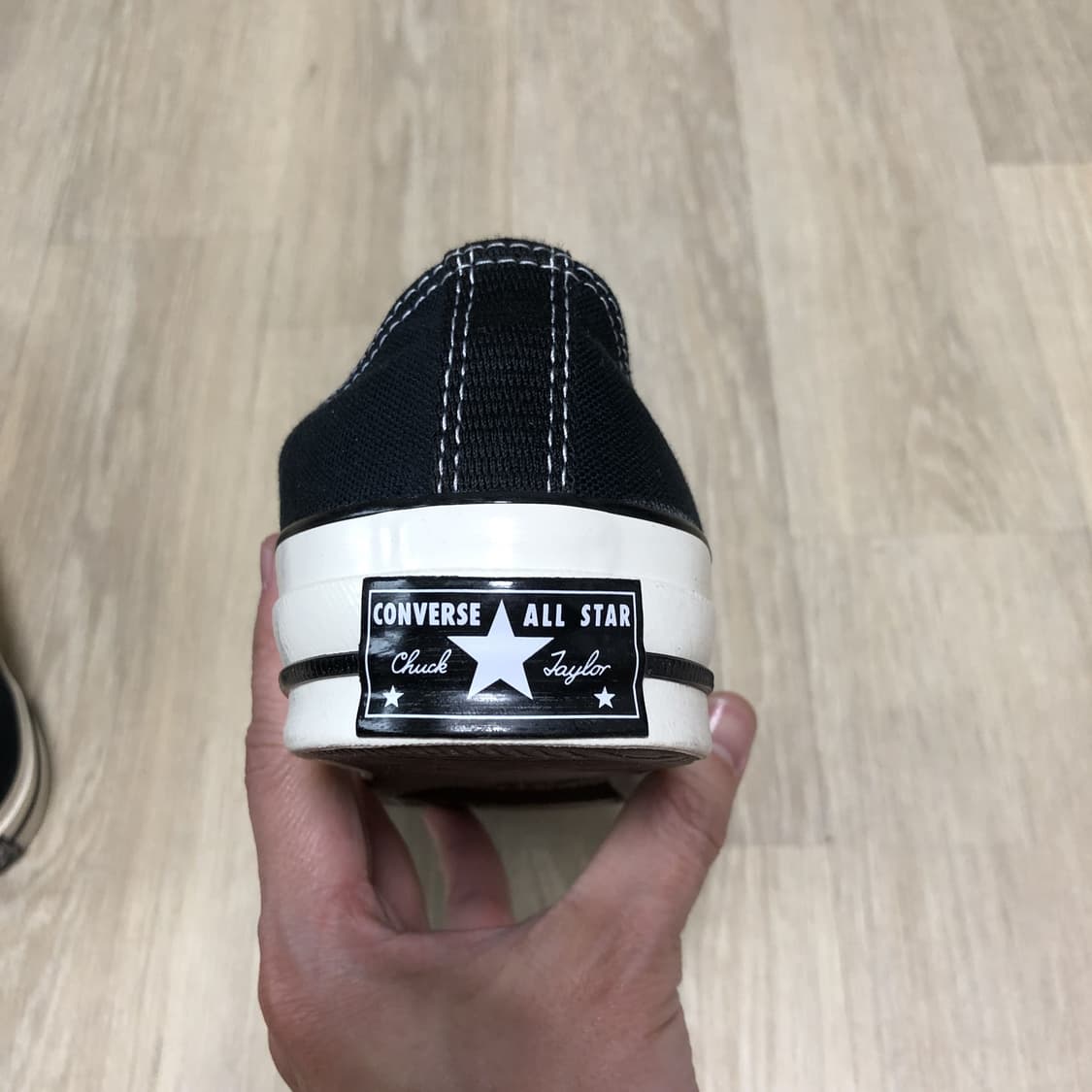 (255) 새상품 컨버스 CONVERSE 70's 척테일러 로우 블랙 상품이미지2