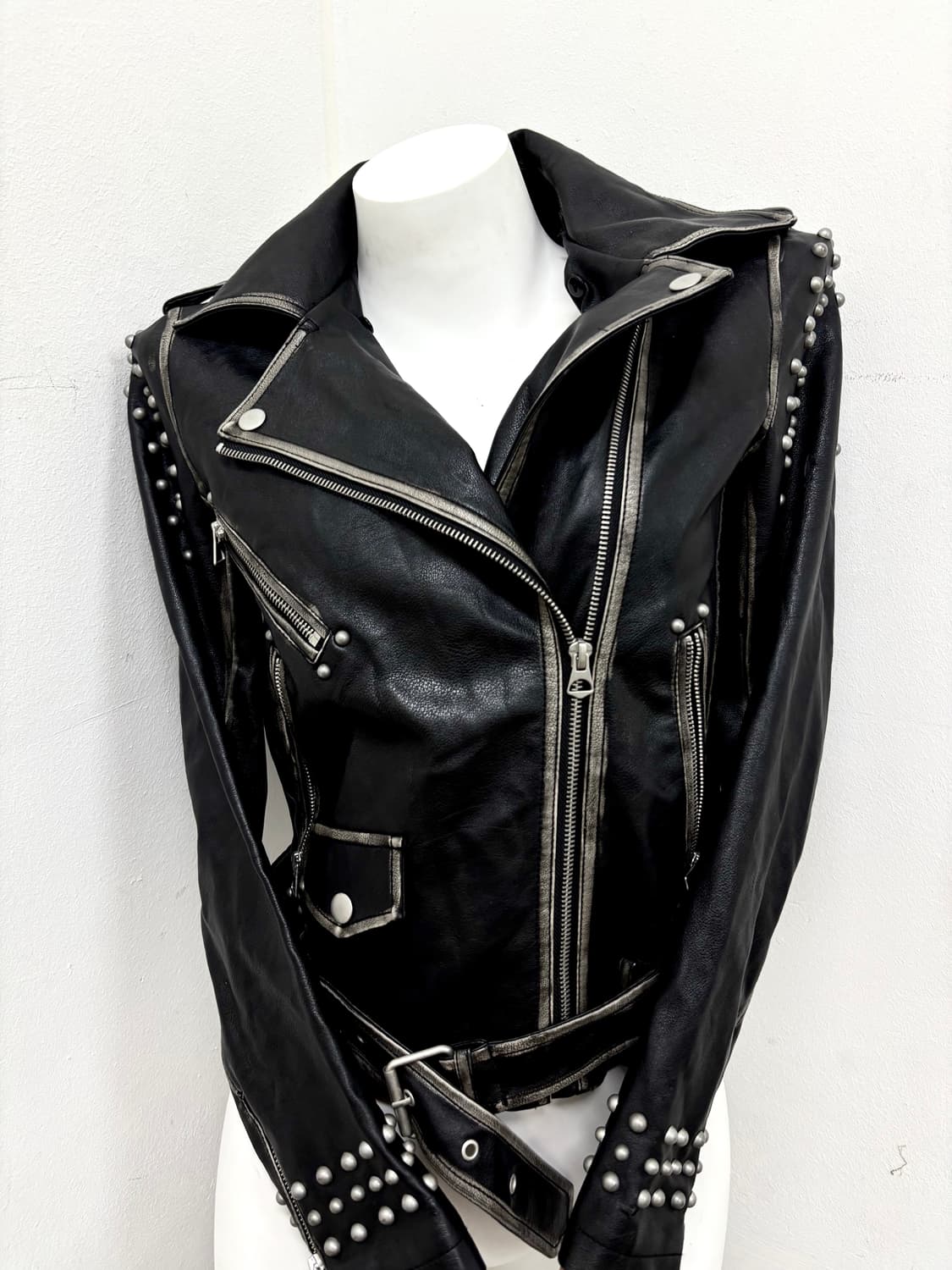 “Vintage” Rock Chic Mood Side Zipper Stu 상품이미지9