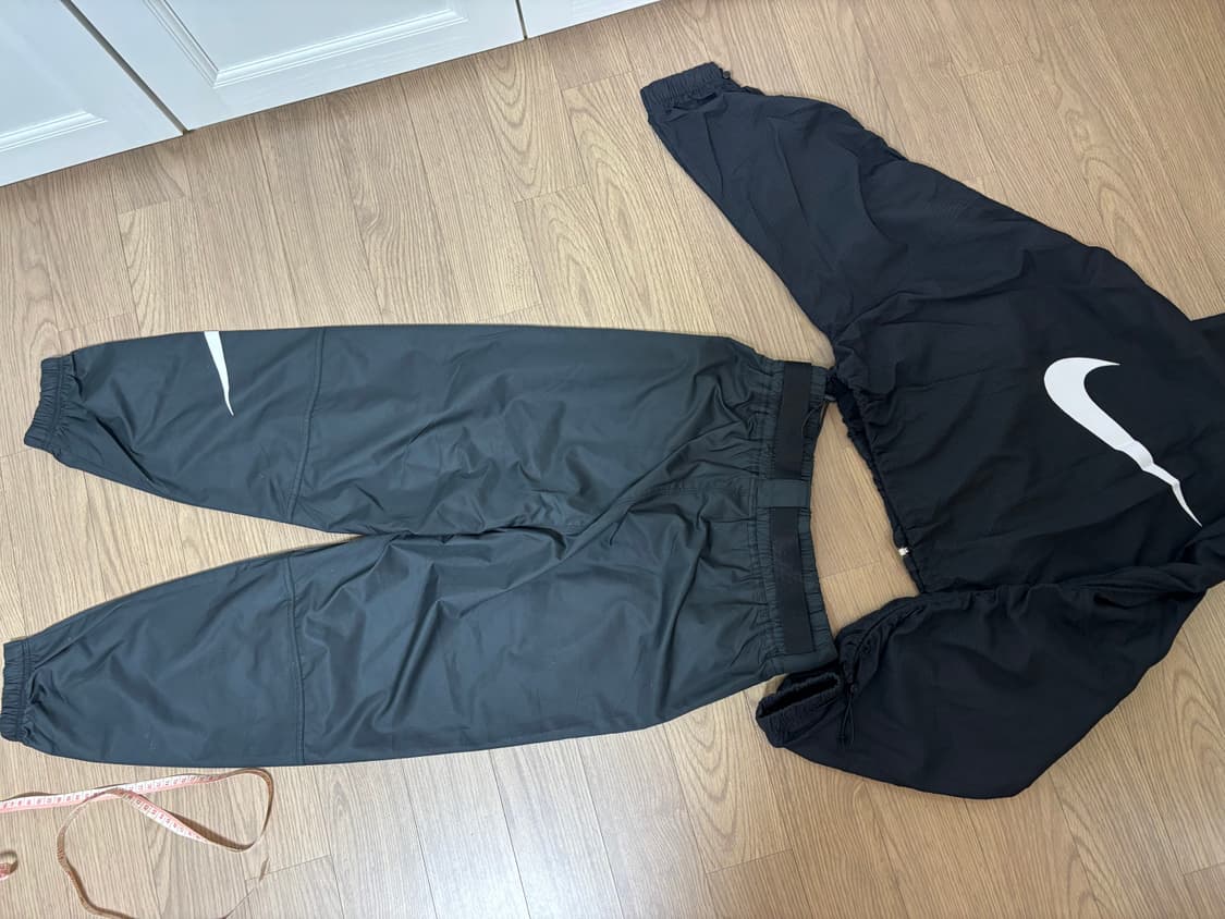 나이키 크롭 바람막이 벨트 조거팬츠세트 여성 s 실측 있어요. 상품이미지2