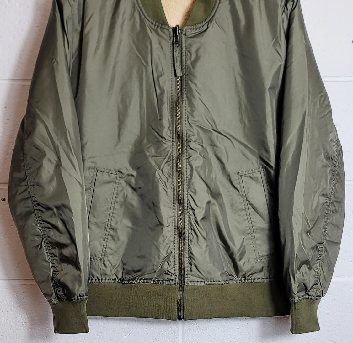 아메리칸이글(남여공용) 리버시블(양면) MA-1 항공점퍼(블루종) 판매 상품이미지8