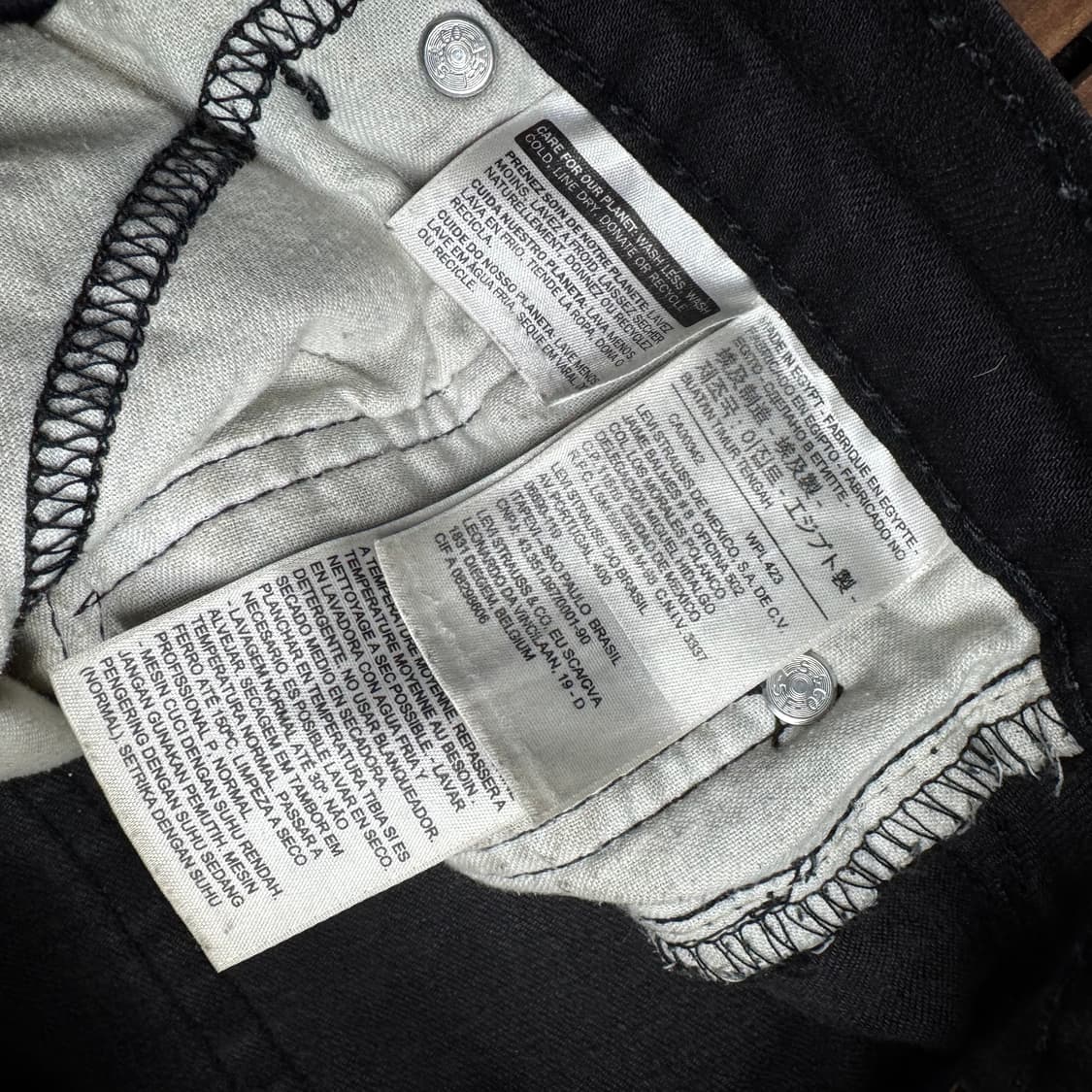 리바이스 511 슬림 블랙진 (28)   상품이미지4