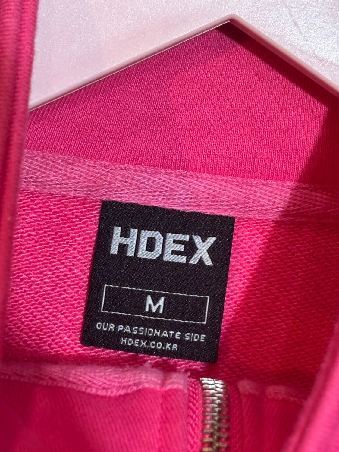 HDEX 에이치덱스 하프집업 크롭 맨투맨 M 상품이미지5