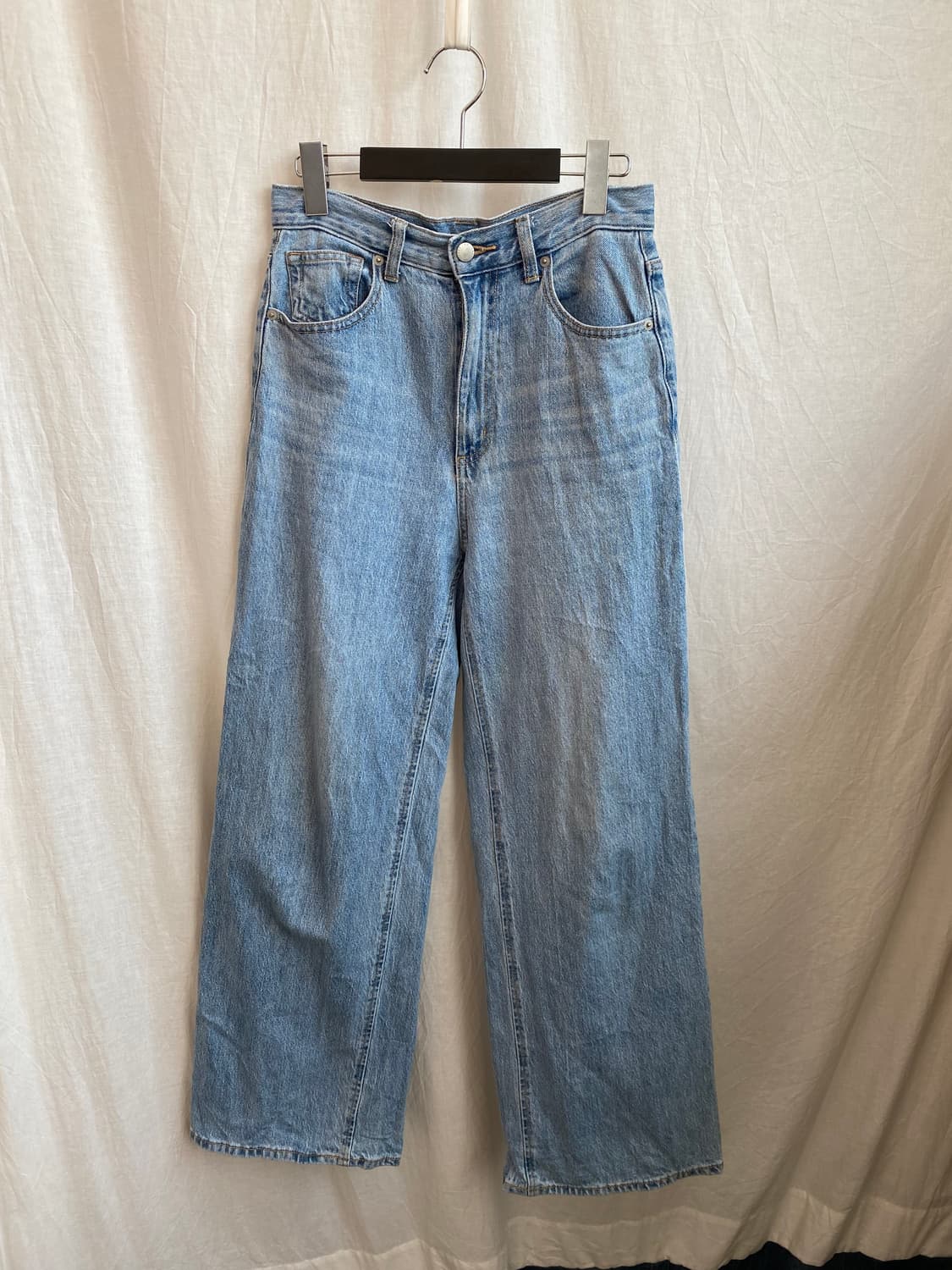 GU 세미 와이드 데님팬츠(26) 상품이미지1