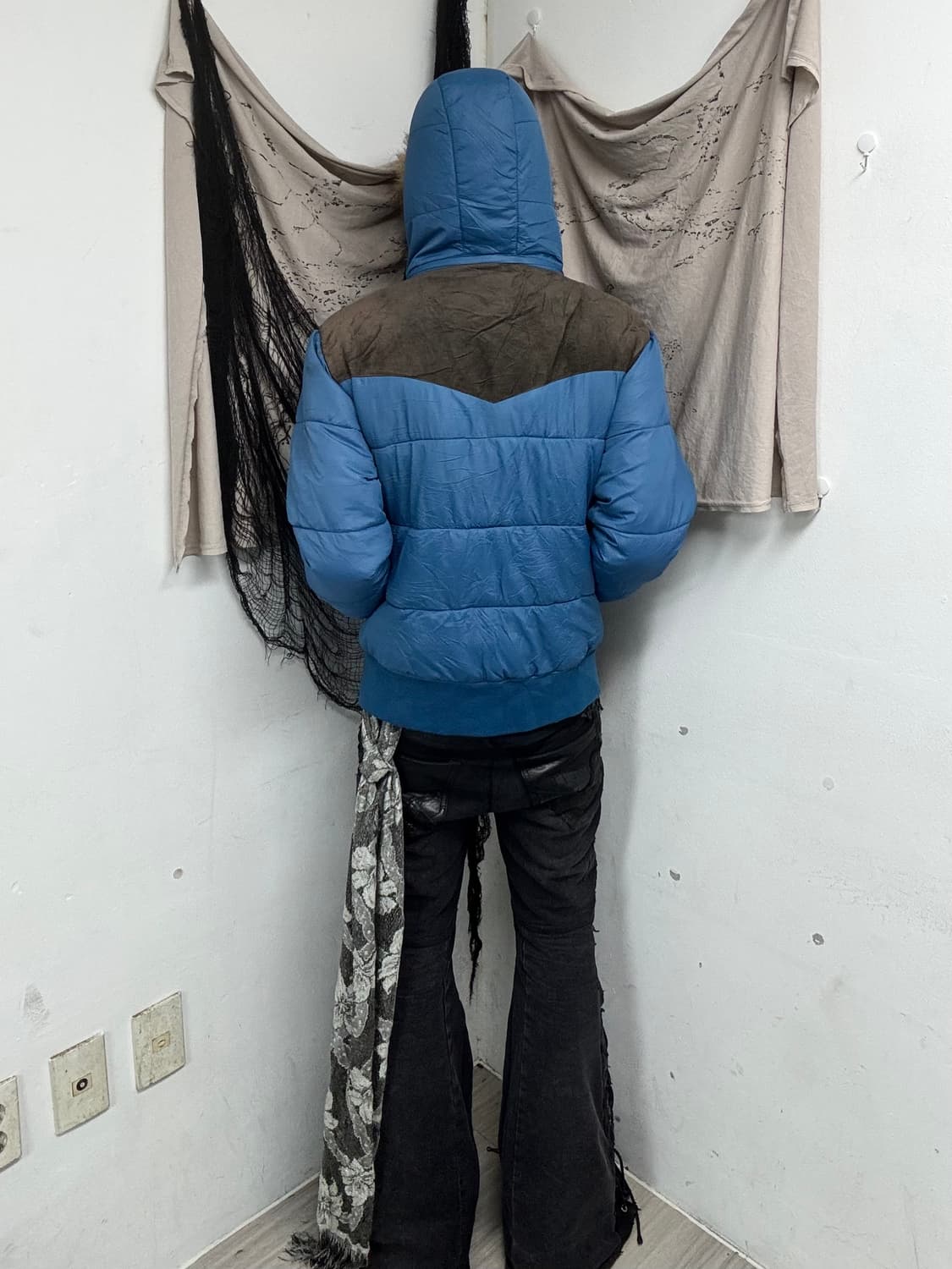 [TC SURF] Y2k Mood Blue Fur Padding 상품이미지4