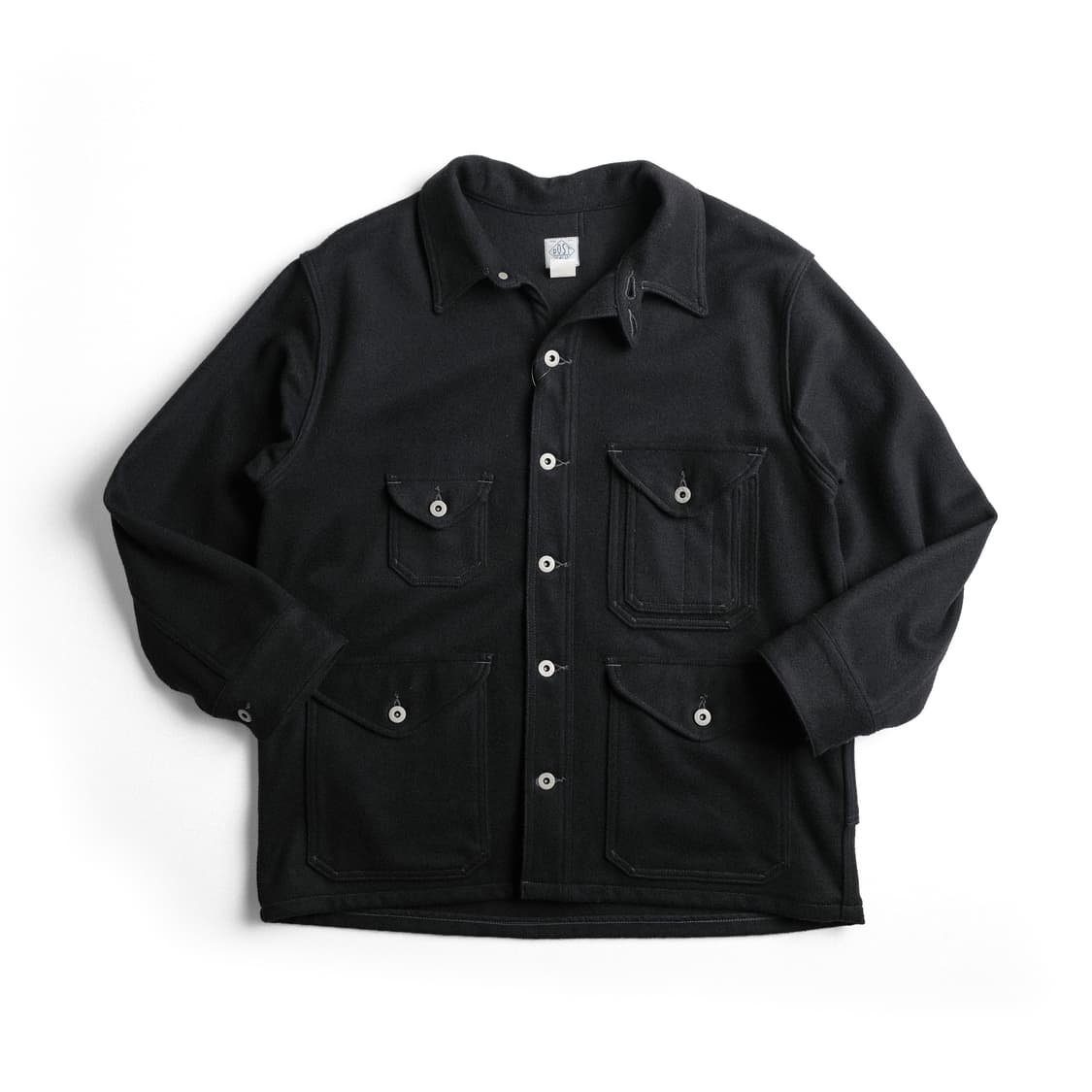 포스트오버롤즈 크루저 멜튼울 자켓 블랙 L사이즈 Postoveralls 상품이미지5