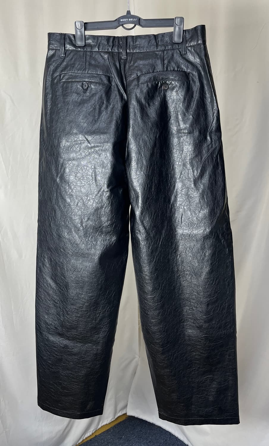 [마틴플랜] 와이드 레더 팬츠 L 상품이미지2