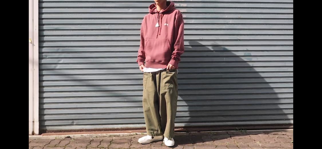 스투시 [민트급.정품] 자수 후드티 스웻셔츠 m(100ㅡ105) 상품이미지3