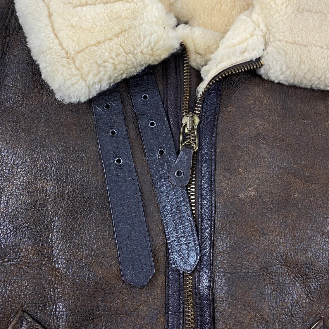 아비렉스 USA OG B-3 레더 무스탕 (100) 상품이미지4