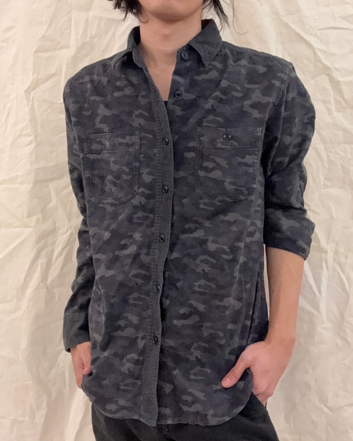 카모 패턴 셔츠 상품이미지4