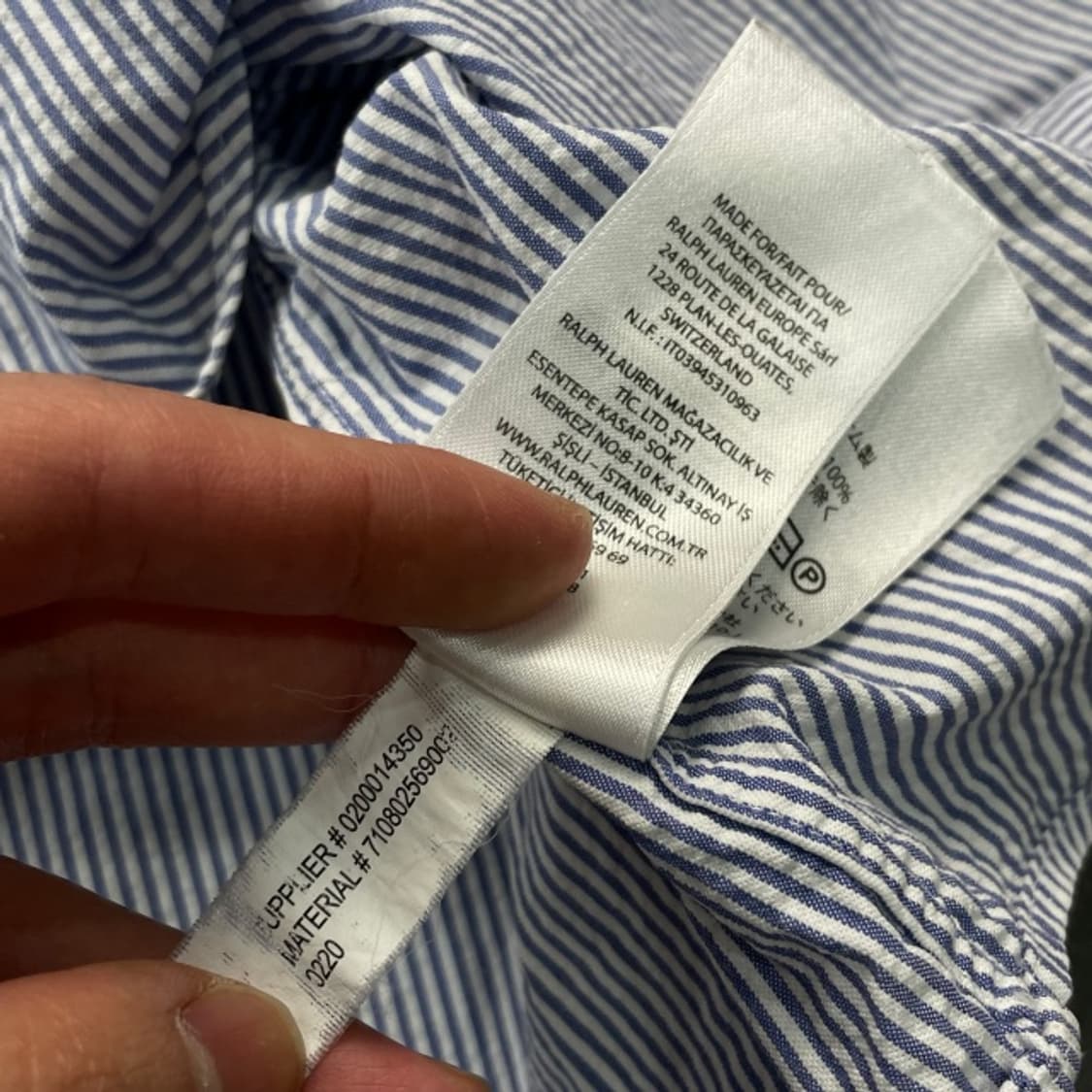 105 폴로 신형 시어서커 셔츠  상품이미지4